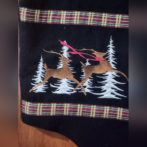 Karen Scott Christmas Deer Holiday Vest - Picture 3 of 7